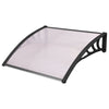 Image of Costway Canopy Tent 40" x 40" Outdoor Polycarbonate Front Door Window Awning Canopy by Costway