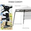 Image of Costway Canopy Tent 7 x 7 FT Sland Adjustable Portable Canopy Tent w/ Backpack by Costway