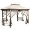 Image of Costway Canopy Tent Beige 10’x 12’ Octagonal Patio Gazebo by Costway 7461759053052 37948520-Be 10’x 12’ Octagonal Patio Gazebo by Costway SKU# 37948520