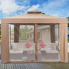 Image of Costway Canopy Tent Canopy Gazebo Tent Shelter Garden Lawn Patio with Mosquito Netting by Costway