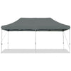 Image of Costway Canopy Tent Gray 10'x20' Adjustable Folding Heavy Duty Sun Shelter with Carrying Bag by Costway 6499852958050 37428069-G