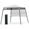 Image of Costway Canopy Tent White 7 x 7 FT Sland Adjustable Portable Canopy Tent w/ Backpack by Costway 7461758070814 65107842-W