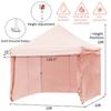 Image of Costway Canopy Tents & Pergolas 10x10 ft. Pop up Gazebo with 4 Height and Adjust Folding Awning by Costway 10x10 ft. Pop up Gazebo w/ 4 Height and Adjust Folding Awning Costway