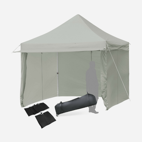 Costway Canopy Tents & Pergolas 10x10 ft. Pop up Gazebo with 4 Height and Adjust Folding Awning by Costway 10x10 ft. Pop up Gazebo w/ 4 Height and Adjust Folding Awning Costway