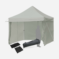 10x10 ft. Pop up Gazebo with 4 Height and Adjust Folding Awning by Costway