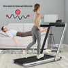 Image of costway Fitness 2.25 HP 2-in-1 Folding Treadmill with Dual Display and App Control by Costway