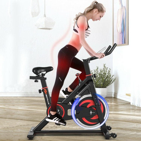 costway Fitness 30 lbs Family Fitness Aerobic Exercise Magnetic Bicycle by Costway 781880212973 74251086