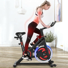 30 lbs Family Fitness Aerobic Exercise Magnetic Bicycle by Costway