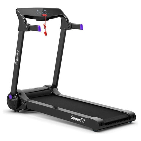 costway Fitness 3HP Electric Folding Treadmill with Bluetooth Speaker by Costway