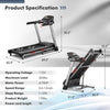 Image of costway Fitness 4.75 HP Folding Treadmill with Auto Incline and 20 Preset Programs by Costway 781880212942 61954283