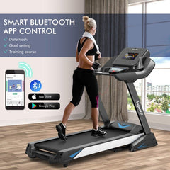 4.75 HP Treadmill with APP and Auto Incline for Home and Apartment by Costway