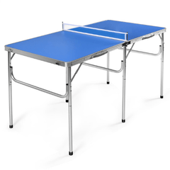 Costway Fitness 60 Inches Portable Tennis Ping Pong Folding Table with Accessories by Costway 42603895 60 Inches Portable Tennis Ping Pong Folding Table with Accessories Costway