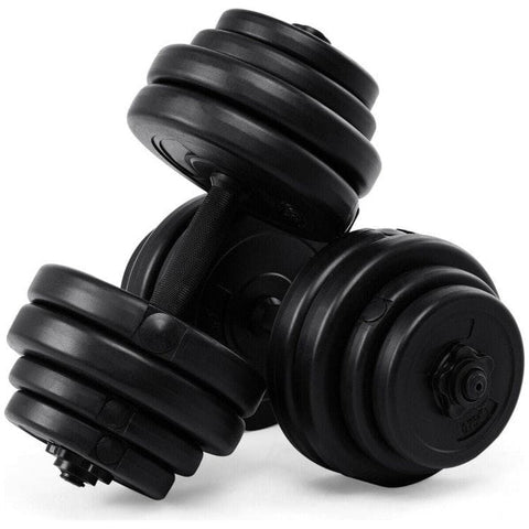 costway Fitness 66 lbs Adjustable Weight Dumbbell Set by Costway 781880212065 94736285