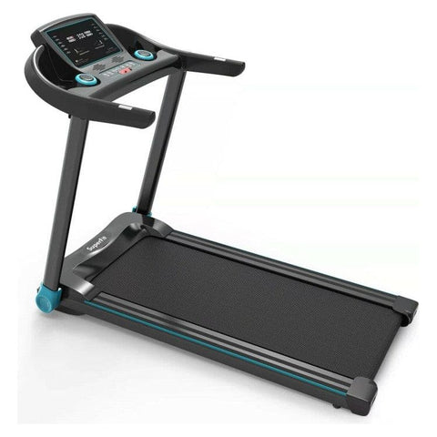 costway Fitness Blue 2.25HP Electric Running Machine Treadmill with Speaker and APP Control by Costway 4.0HP Foldable Electric Treadmill LED Touch APP Connection Costway