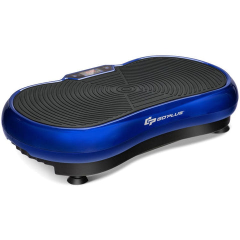 costway Fitness Blue 3D Vibration Plate Fitness Machine with Remote Control by Costway 781880213772 73542896-Blue