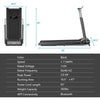 Image of costway Fitness Compact Folding Treadmill with Touch Screen APP Control by Costway 781880212805 67904312