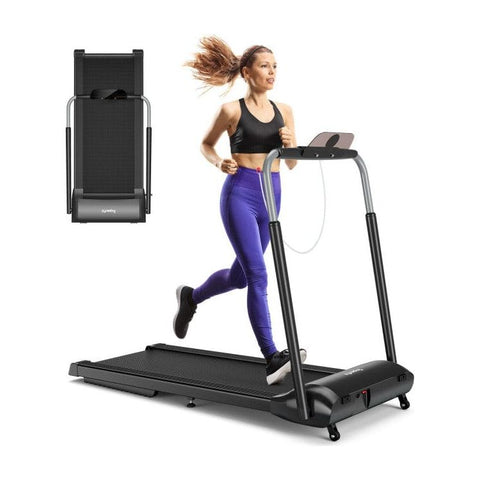 costway Fitness Compact Folding Treadmill with Touch Screen APP Control by Costway 781880212805 67904312