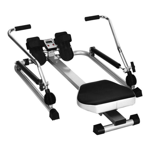 costway Fitness Exercise Adjustable Double Hydraulic Resistance Rowing Machine by Costway 781880213741 12746095 Exercise Adjustable Double Hydraulic Resistance Rowing Machine Costway