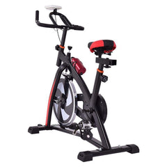 Household Adjustable Indoor Exercise Cycling Bike Trainer with Electronic Meter by Costway