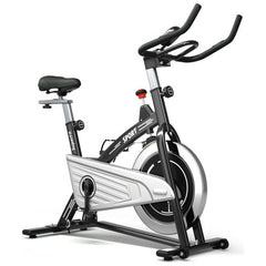 costway Fitness Indoor Exercise Cycling Bike with Heart Rate and Monitor by Costway 781880212454 30541872