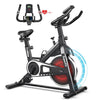 Image of costway Fitness Indoor Silent Belt Drive Adjustable Resistance Cycling Stationary Bike by Costway