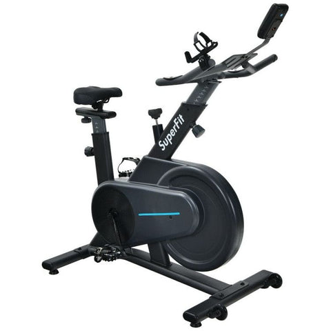 costway Fitness Magnetic Exercise Bike with Adjustable Seat and Handle by Costway Portable Desk Bike Pedal Exerciser  Magnetic Resistance Costway