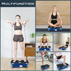 Image of costway Fitness Mini Vibration Fitness Plate Machine with Remote Control and Loop Bands by Costway 781880214243 87921506 Mini Vibration Fitness Plate Machine Remote Control Loop Bands Costway