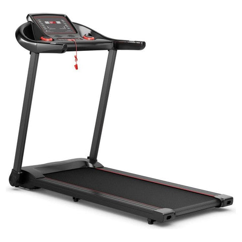 costway Fitness Red 2.25HP Electric Running Machine Treadmill with Speaker and APP Control by Costway 781880212836 01954673 4.0HP Foldable Electric Treadmill LED Touch APP Connection Costway