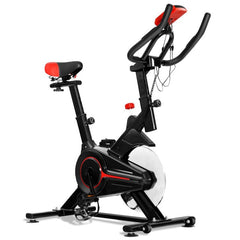 costway Fitness Stationary Indoor Sports Bicycle with Heart Rate Sensor and LCD Display by Costway 781880213802 87492360