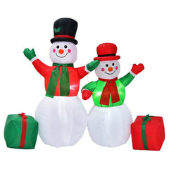 Costway Holiday Ornaments 6 Feet Christmas Inflatable Snowmen Blow Up Christmas Decoration by Costway 781880293729 56279418 6 Ft Christmas Inflatable Snowmen Blow Up Christmas Decoration Costway