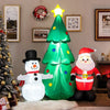 Image of Costway Holiday Ornaments 6 Feet Christmas Inflatables Giant Santa Claus Combo Decoration by Costway 781880254348 34697258 6 Ft Christmas Inflatables Giant Santa Claus Combo Decoration Costway