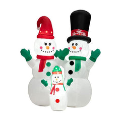 Costway Holiday Ornaments 6 Feet Inflatable Christmas Snowman Decoration with LED and Air Blower by Costway 83596702