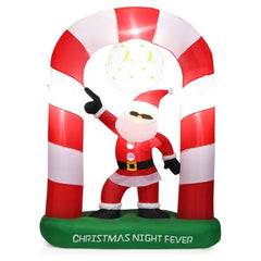 Costway Holiday Ornaments 7.5 Feet Inflatable Christmas Lighted Santa Claus by Costway 781880293781 28510746