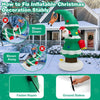 Image of Costway Holiday Ornaments 8 Feet Inflatable Christmas Tree with Santa Claus by Costway 12075469