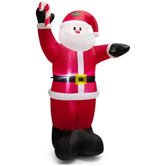 Costway Holiday Ornaments 8 Feet Inflatable Santa Claus Decoration by Costway 75143289