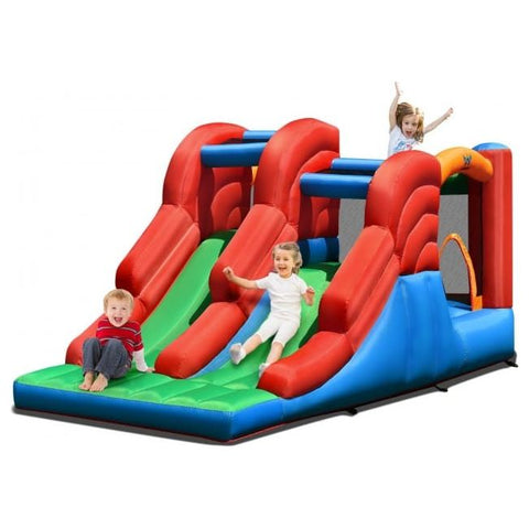 Costway Inflatable Bouncers 3-in-1 Dual Slides Jumping Castle Bouncer by Costway 3-in-1 Dual Slides Jumping Castle Bouncer by Costway SKU#35720814