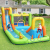 Image of Costway Inflatable Bouncers 7 In 1 Jumping Bouncer Castle with 735W Blower for Backyard by Costway Inflatable Water Slide Kids Bounce House Water Pool Blower Costway