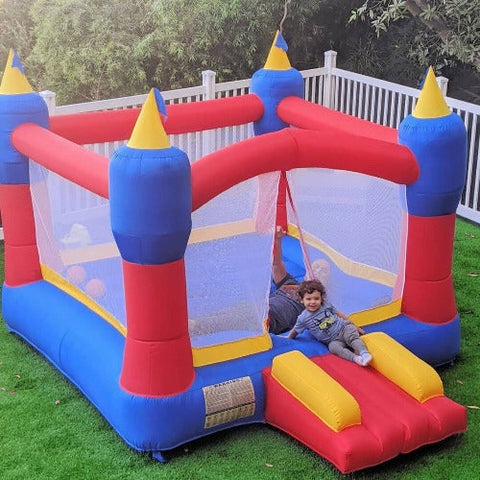 Costway Inflatable Bouncers Bounce House Magic Castle Inflatable Bouncer without Blower by Costway 781880264828 31946025