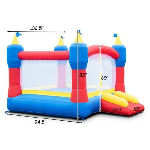 Costway Inflatable Bouncers Bounce House Magic Castle Inflatable Bouncer without Blower by Costway 781880264828 31946025