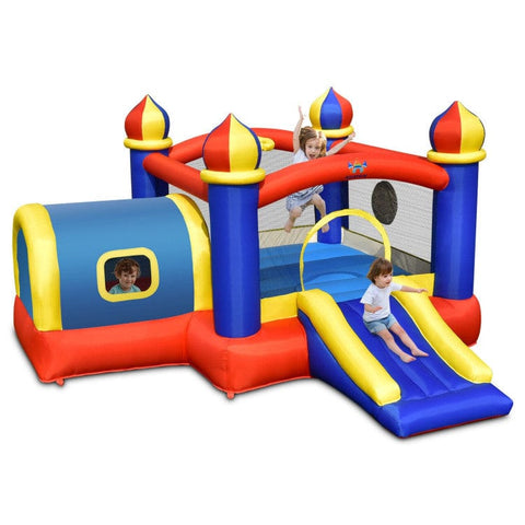 Costway Inflatable Bouncers Inflatable Castle Kids Bounce House with Slide Jumping by Costway 781880226949 25634709