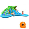 Image of Costway Inflatable Bouncers Inflatable Crocodile Style Water Slide Upgraded Kids Bounce Castle with 780W Blower by Costway 781880256250 03791258 Crocodile Style Water Slide Upgraded Kids Bounce Castle w/ 780W Blower