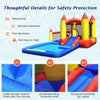 Image of Costway Inflatable Bouncers Inflatable Water Slide Castle Kids Bounce House with 480W Blower by Costway 781880227229 39726015 Inflatable Water Slide Castle Kids Bounce House w/ 480W Blower Costway