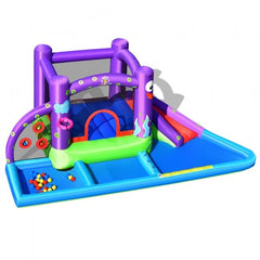 Costway Inflatable Bouncers Inflatable Water Slide Castle without Blower by Costway 781880256212 13275469 Inflatable Water Slide Castle without Blower by Costway SKU# 13275469