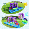 Image of Costway Inflatable Bouncers Inflatable Water Slide Castle without Blower by Costway 781880256212 13275469 Inflatable Water Slide Castle without Blower by Costway SKU# 13275469