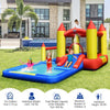 Image of Costway Inflatable Bouncers Inflatable Water Slide with Slide and Jumping Area by Costway 781880256250 61473029 Inflatable Water Slide with Slide and Jumping Area by Costway 61473029