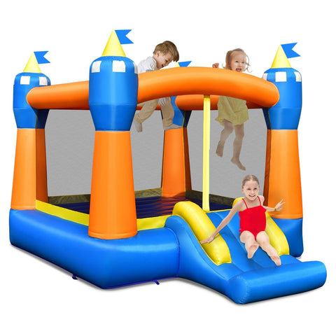 Costway Inflatable Bouncers Kids Inflatable Bounce House Magic Castle with Large Jumping Area Without Blower by Costway 781880256052 79045362 Kids Inflatable Bounce House Magic Castle Large Jumping Area w/oBlower