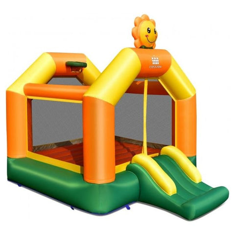 Costway Inflatable Bouncers Kids Inflatable Bounce Jumping Castle House with Slide without Blower by Costway 781880256229 10936247 Kids Inflatable Bounce Jumping Castle House with Slide without Blower 