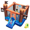 Image of Costway Inflatable Bouncers Pirate-Themed Inflatable Bounce Castle with Large Jumping Area and 735W Blower by Costway 781880255376 34051698 Pirate-Themed Inflatable Bounce Castle Large Jumping Area 735W Blower 