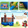 Image of Costway Inflatable Bouncers Pirate-Themed Inflatable Bounce Castle with Large Jumping Area and 735W Blower by Costway 781880255376 34051698 Pirate-Themed Inflatable Bounce Castle Large Jumping Area 735W Blower 