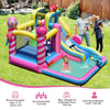 Image of Costway Inflatable Bouncers Sweet Candy Inflatable Bounce House with Water Slide and 480W Blower by Costway 781880227236 06435982 Sweet Candy Inflatable Bounce House with Water Slide and 480W Blower